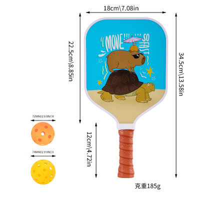 Children'S Pickleball Racket Fiberglass Parent-Child Pickleball For Beginner for Children Toy gift