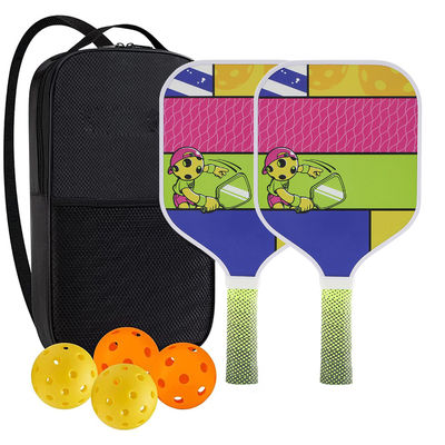 Children'S Pickleball Racket Fiberglass Parent-Child Pickleball For Beginner for Children Toy gift