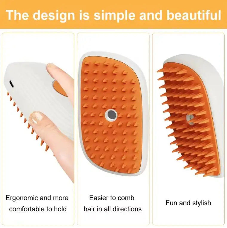 반려동물 스프레이 Comb 전기 고양이 및 개 comb 한 번의 클릭 스프레이 반 비행 털을 제거 하 고 떠 있는 comb 애완 동물 공급